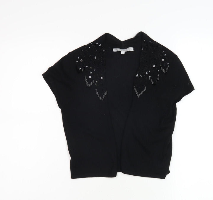Redherring Women's Black Sequin Shrug Size 10