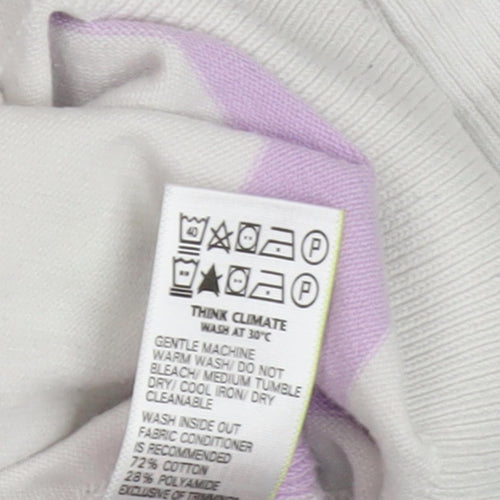 Marks and Spencer Women's Multicoloured Striped Pullover - S