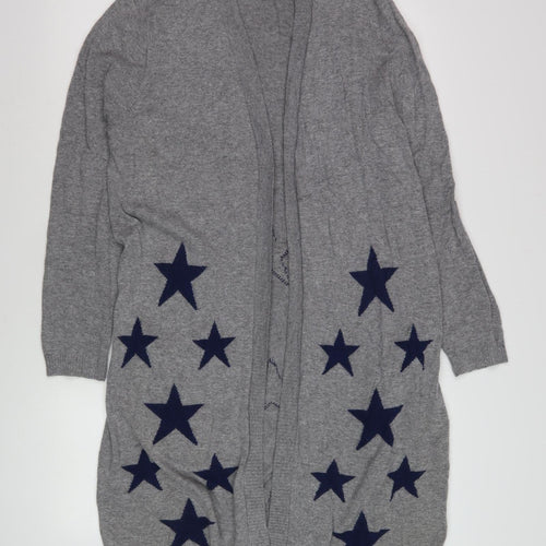 Clements Ribeiro Women's Grey Star Cardigan XL
