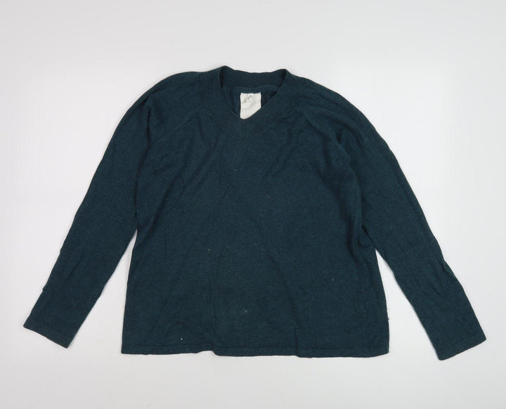 Thought Women's Green V-Neck Jumper, Size 10