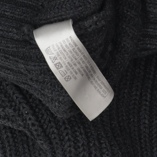 Fat Face Men's Black Knit Jacket Size L Casual