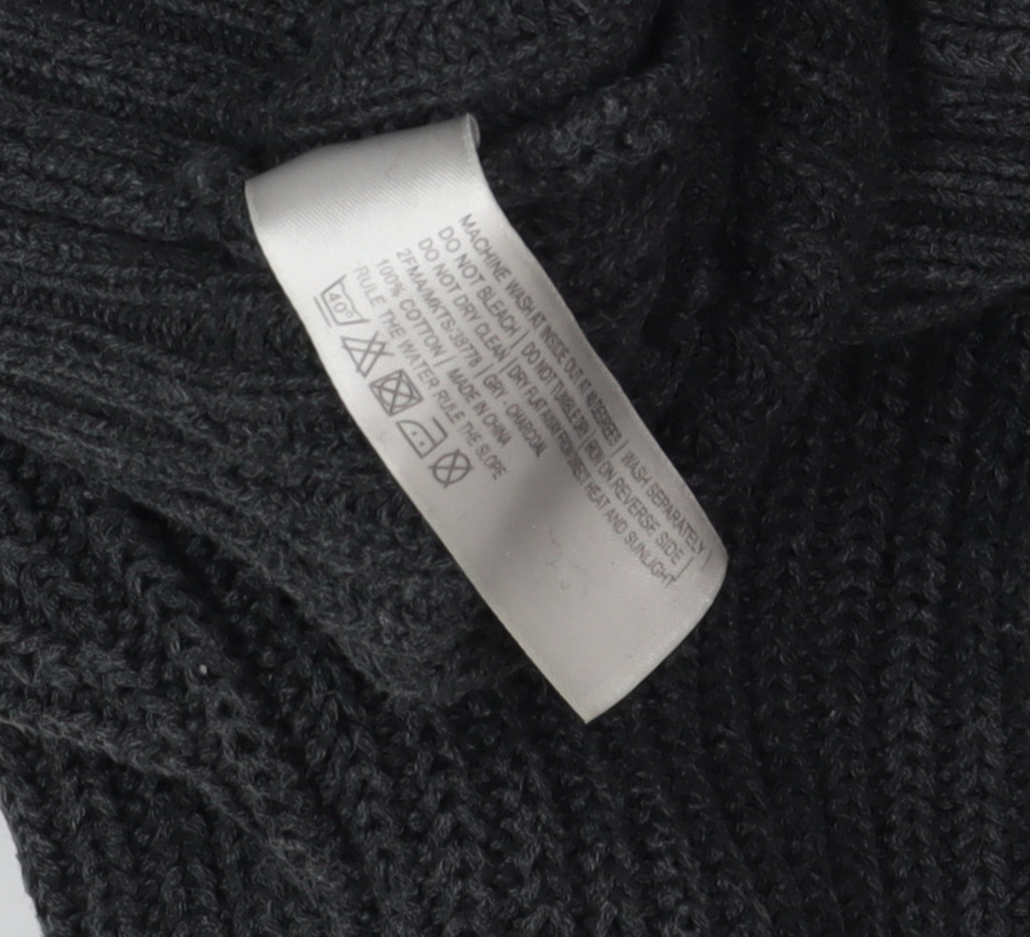 Fat Face Men's Black Knit Jacket Size L Casual