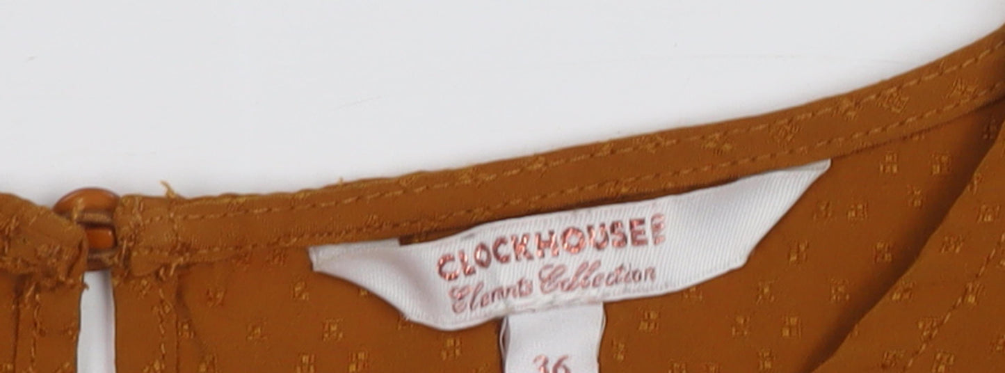 Clockhouse Women's Brown Blouse Size 8, Casual Style