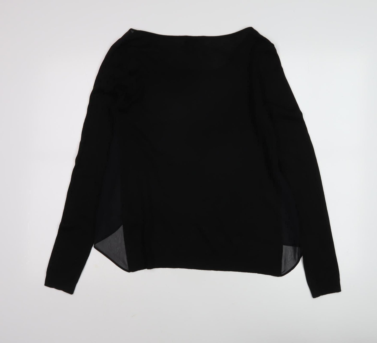 Next Women's Black Long Sleeve Top Size 10