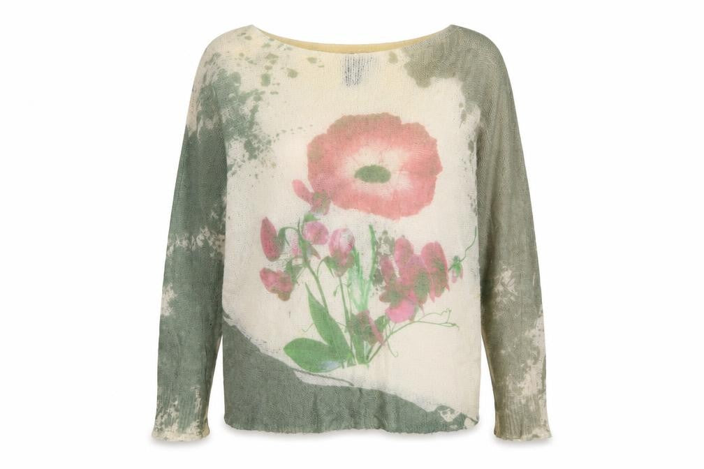Izabel London Women's Multicoloured Floral Jumper 10/12