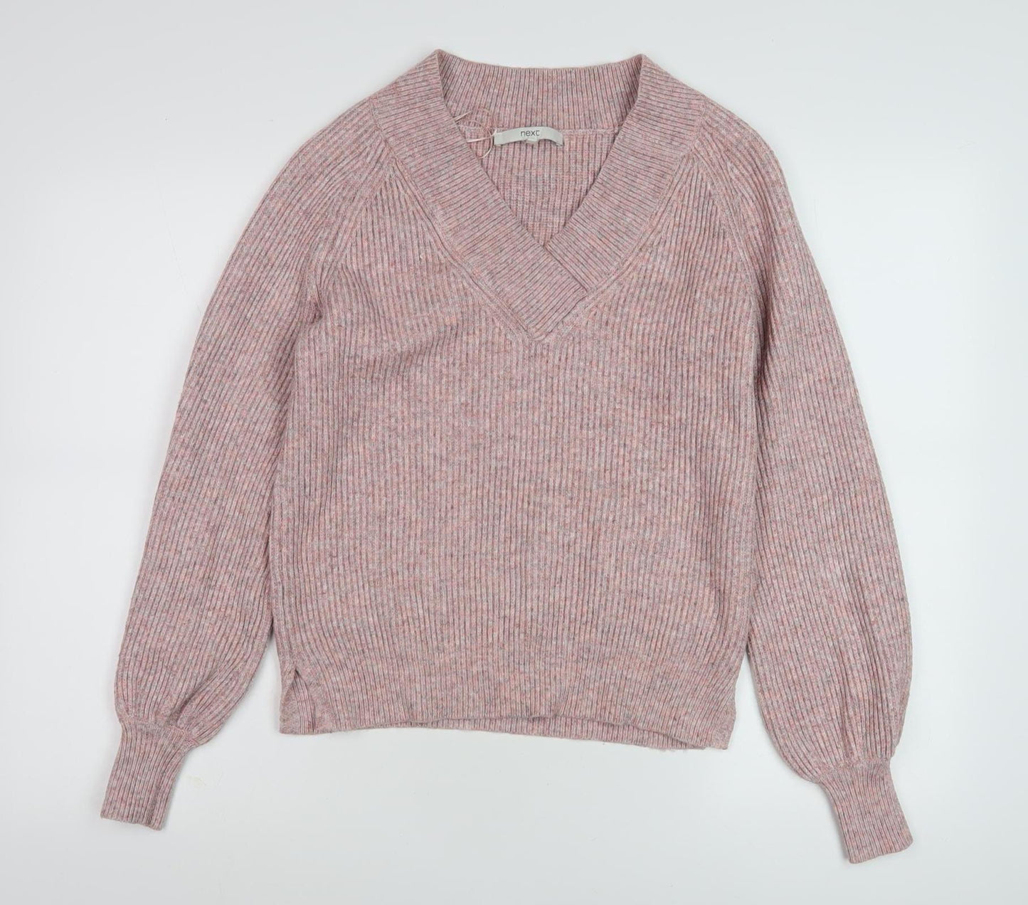 Next Women's Pink XS V-Neck Jumper