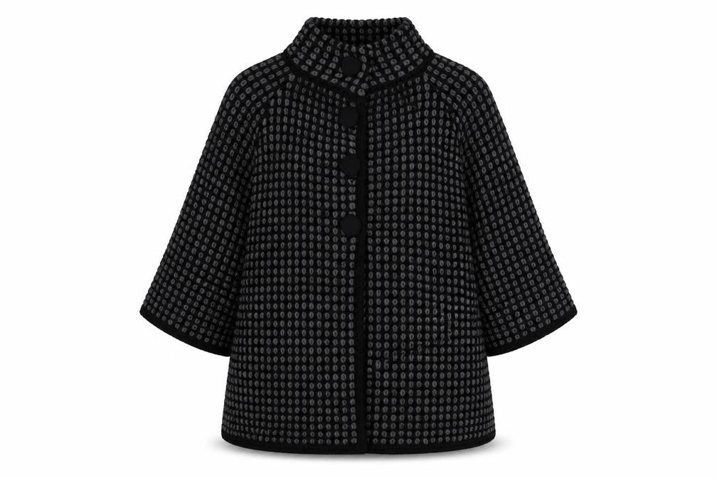 Front view of Elizabeth Scott Women's Black Jacket, size L/XL