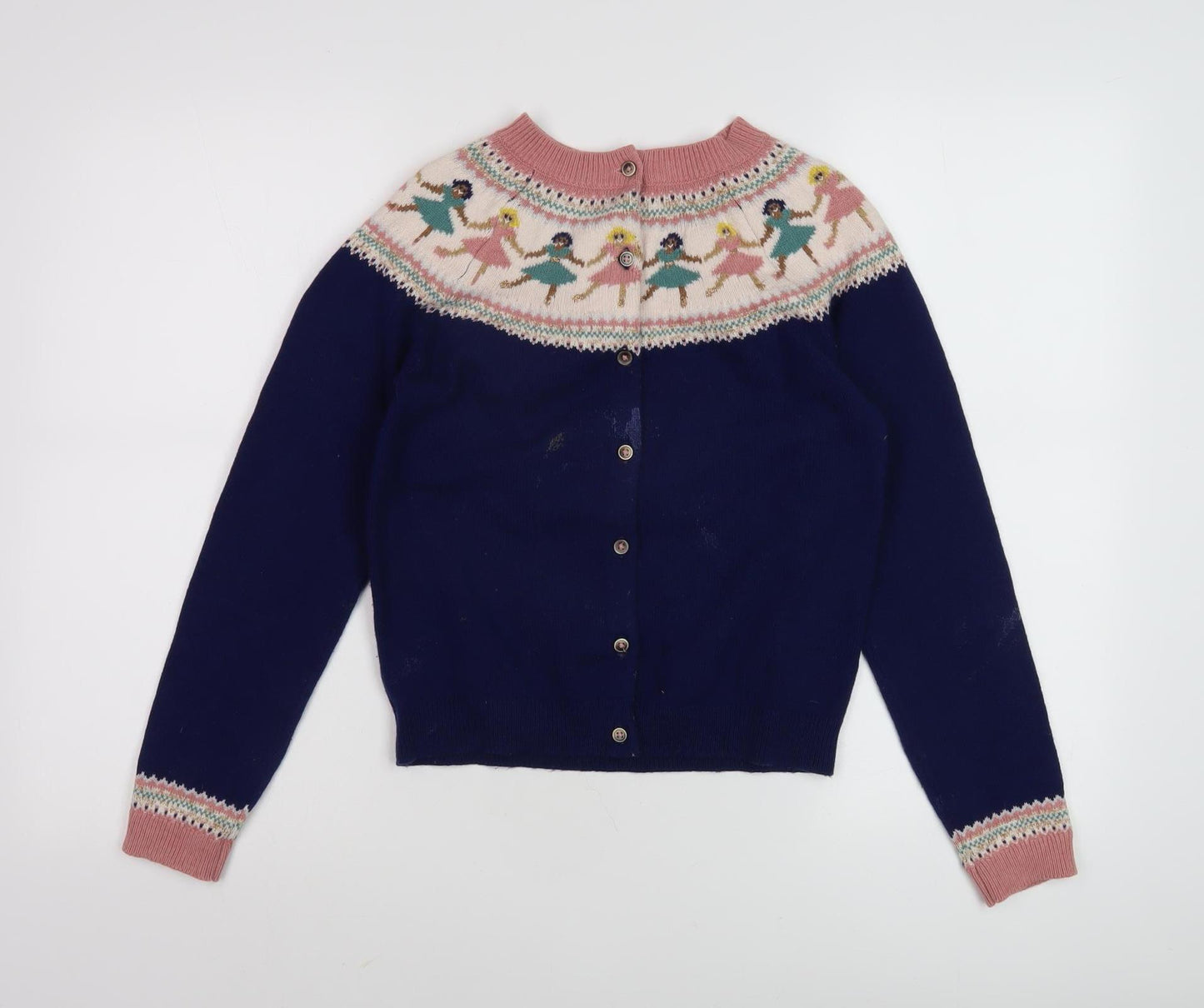 Mini Boden Girls Blue Ballet Cardigan 11-12 Years