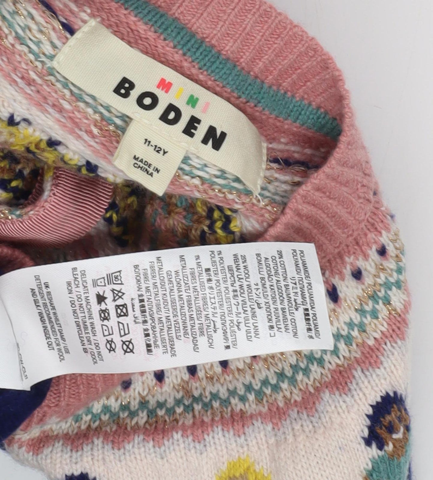 Mini Boden Girls Blue Ballet Cardigan 11-12 Years