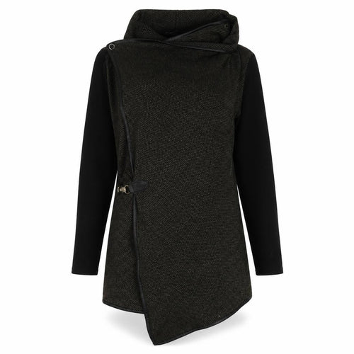 Apricot Women's Black Wrap Jumper, Size S, Casual Knit