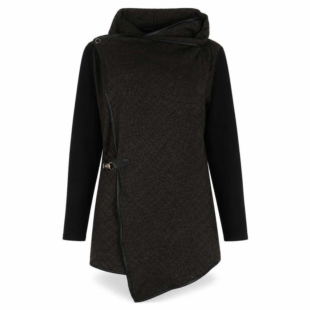 Apricot Women's Black Wrap Jumper, Size S, Casual Knit
