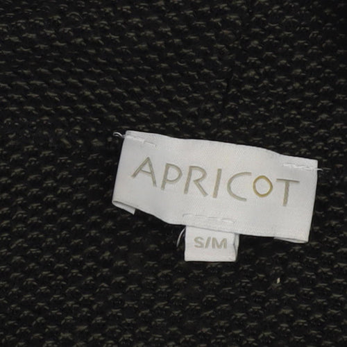 Apricot Women's Black Wrap Jumper, Size S, Casual Knit