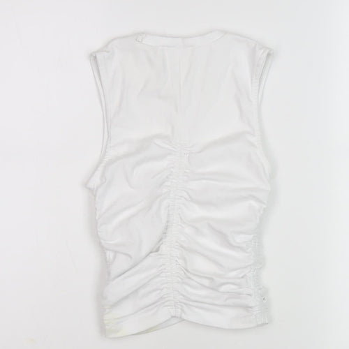 Zara Women’s White Basic Tank Top, Size S