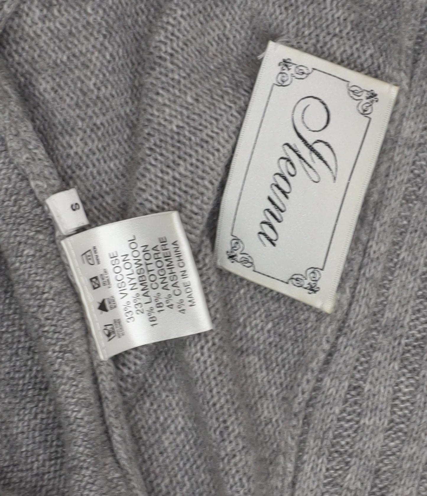 Heana Women's Grey Cardigan, S, Casual Wear