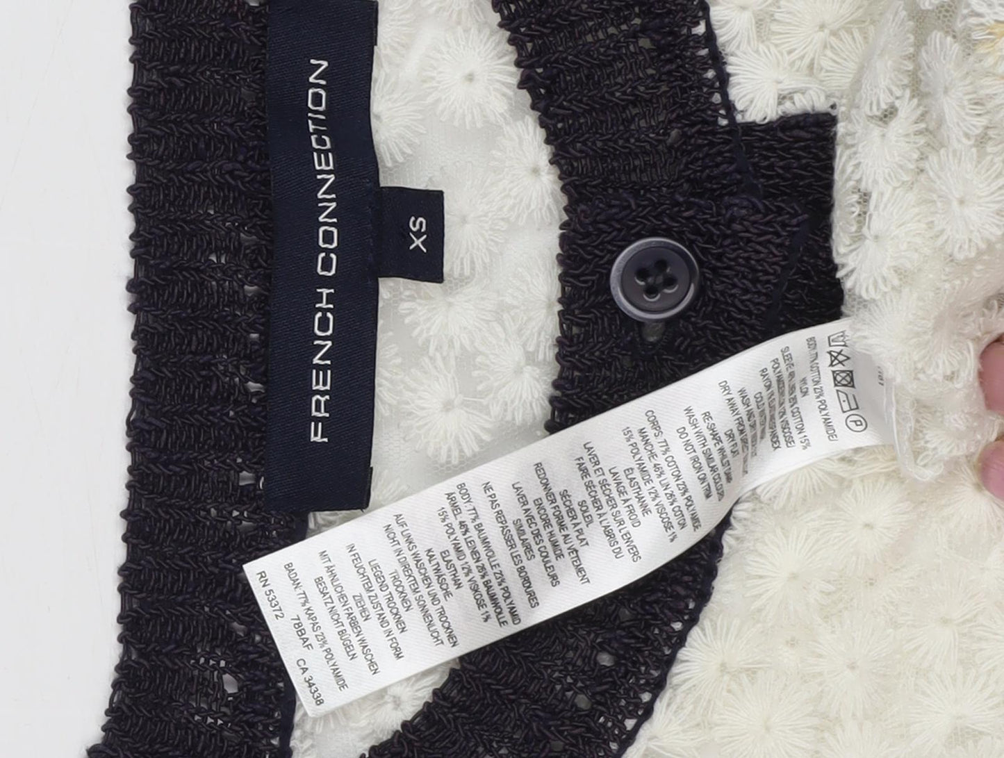 French Connection Women's Black Cardigan XS