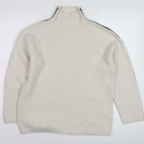 Marks and Spencer Women's Ivory Pullover Jumper M