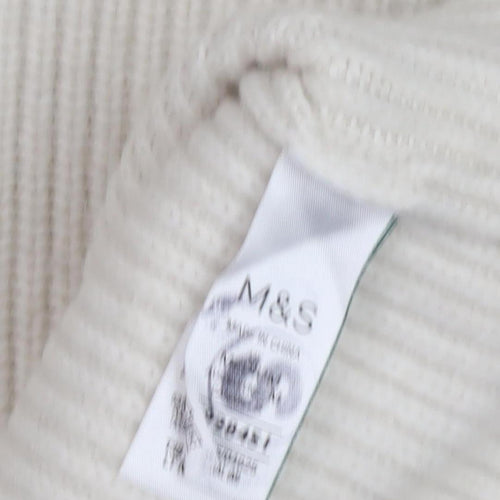 Marks and Spencer Women's Ivory Pullover Jumper M