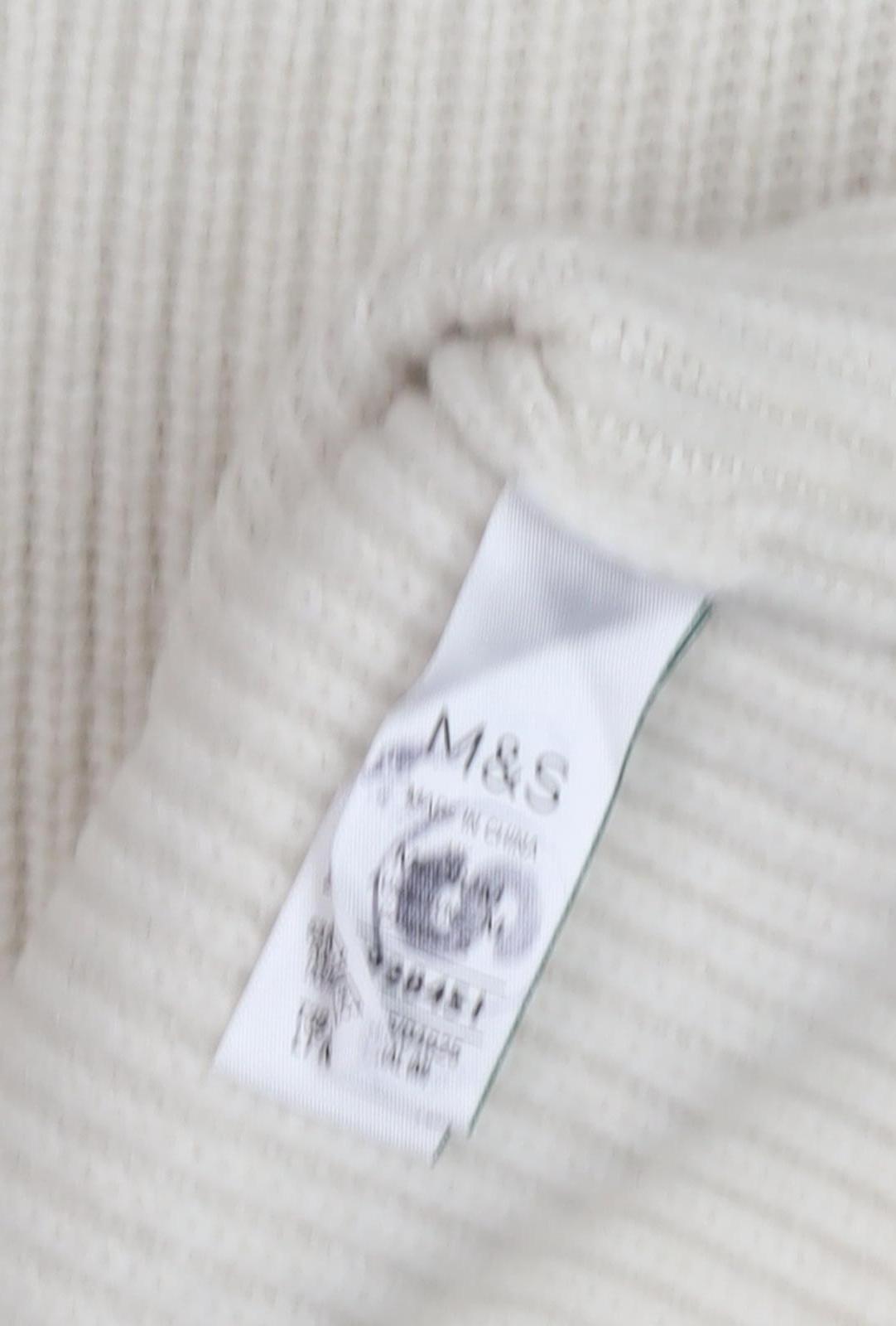 Marks and Spencer Women's Ivory Pullover Jumper M