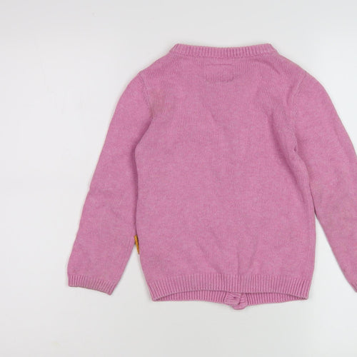 The Gruffalo Girls Pink Cardigan 4-5 Years, Animal Theme