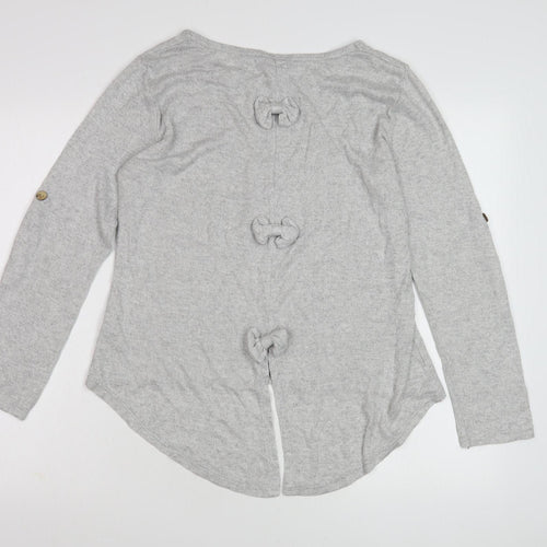 Izabel London Women's Grey Pullover Jumper M