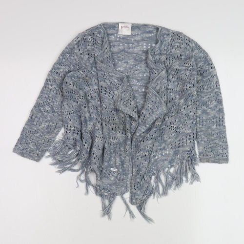 Colloky Girls’ Grey Wrap Jumper 4 Years - Stylish & Lightweight