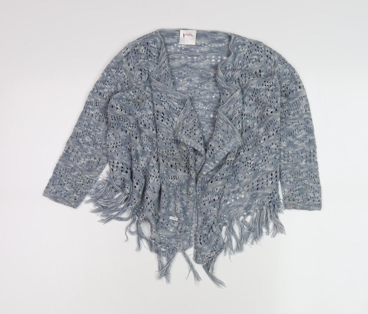 Colloky Girls’ Grey Wrap Jumper 4 Years - Stylish & Lightweight