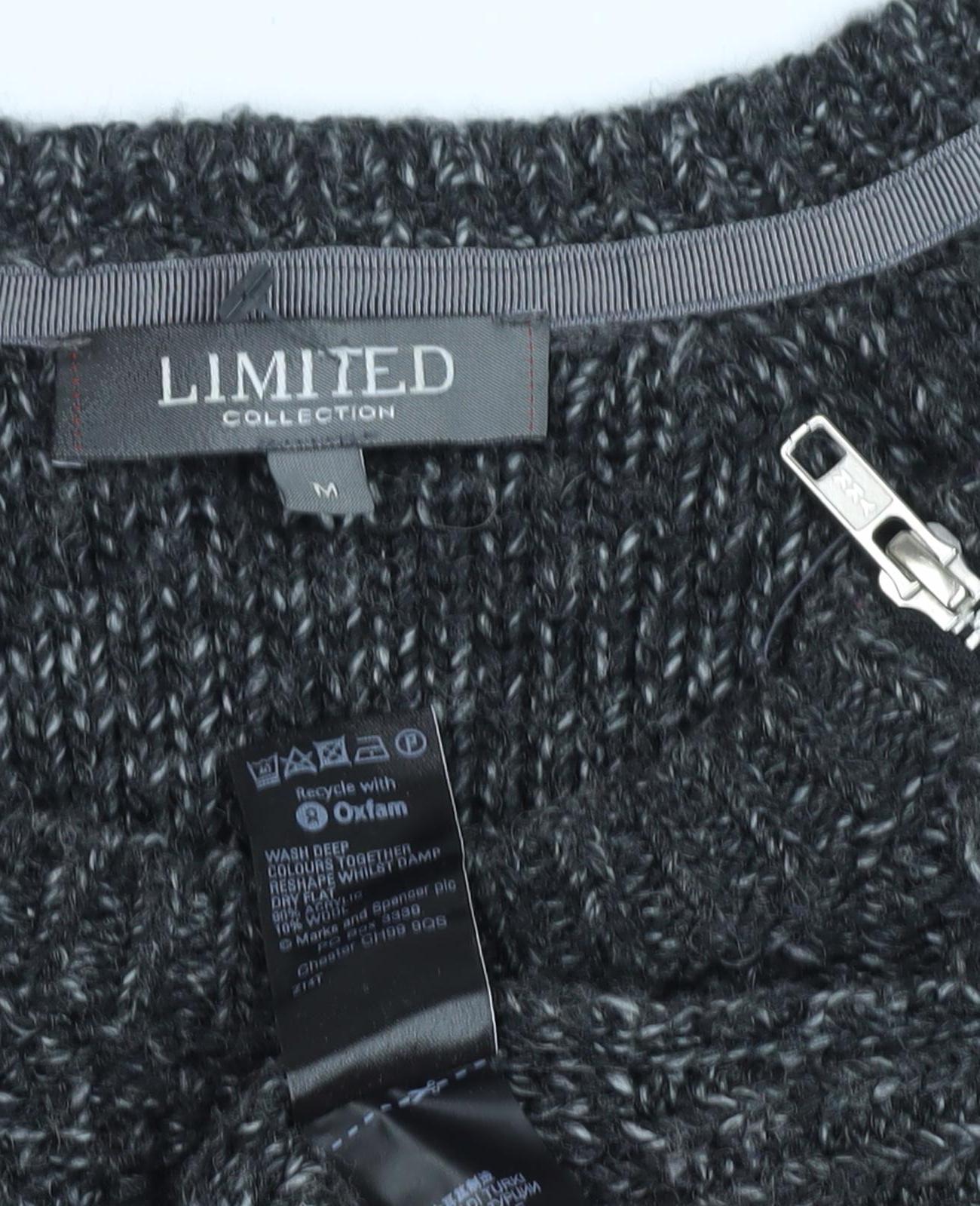 Marks and Spencer Women's Black Crew Neck Pullover Jumper M