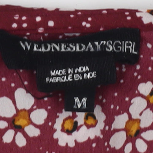 Wednesday's Girl Women's Multicoloured Floral Wrap Dress M