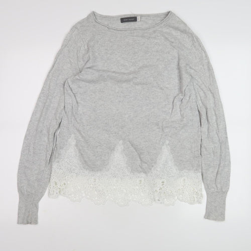 Mint Velvet Women's Grey Pullover Jumper Size 10