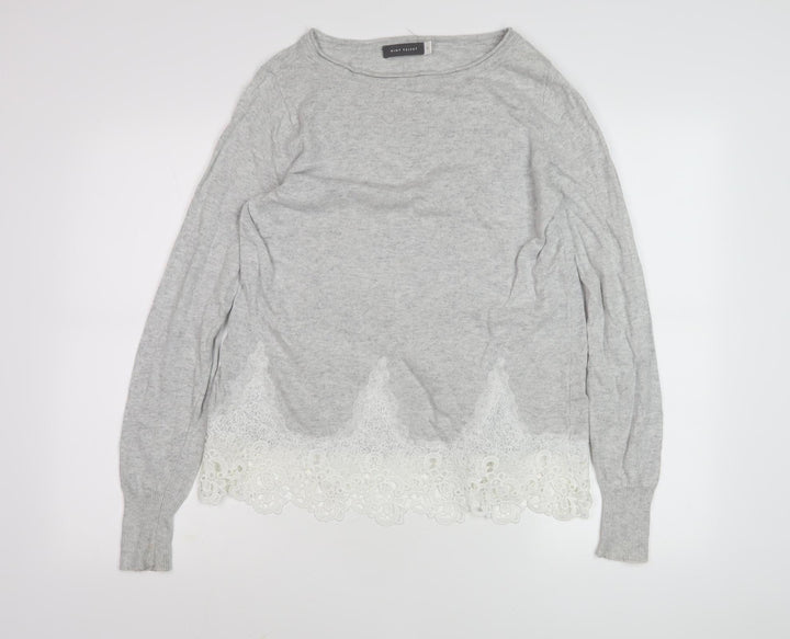 Mint Velvet Women's Grey Pullover Jumper Size 10