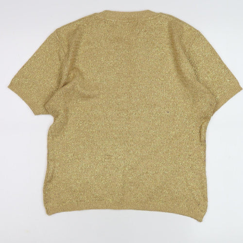 Berketex Women's Gold Pullover, Size 14-16, Vintage