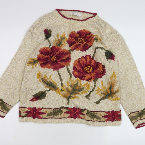 Marks and Spencer Women's Multicoloured Floral Jumper