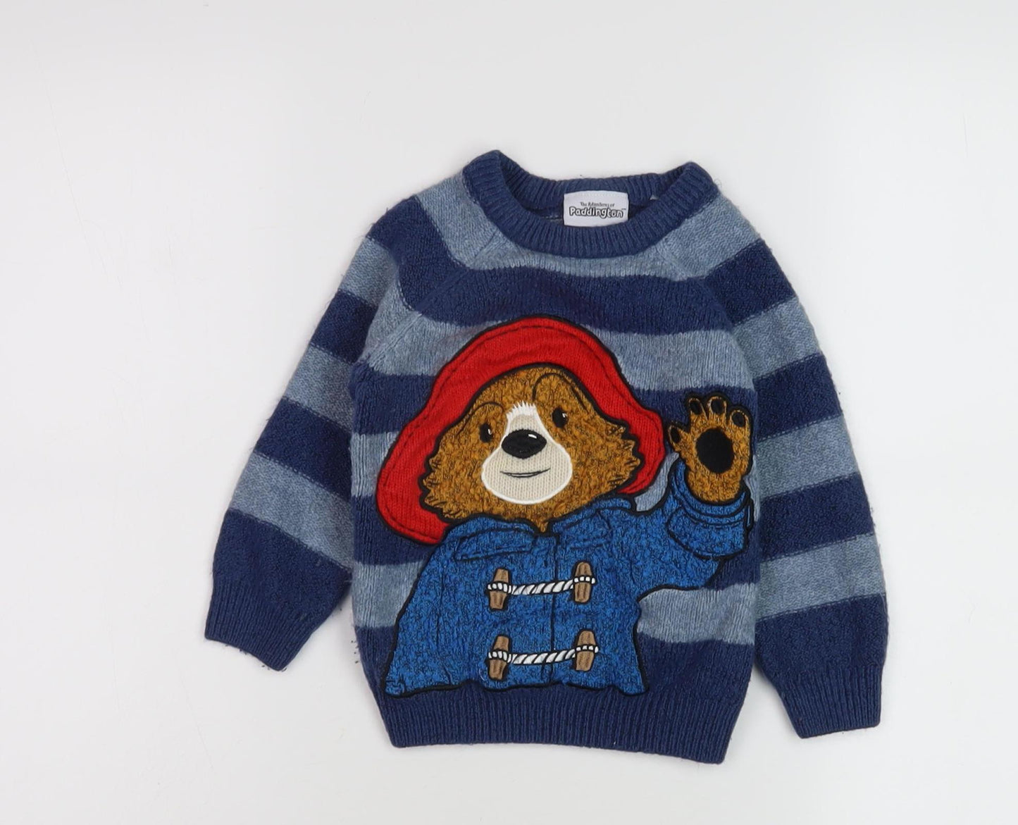 The Adventures of Paddington Boys Blue Pullover Jumper, 2-3 Years