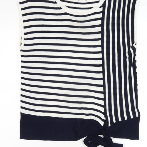 Marks and Spencer Women's Sleeveless Stripe Pullover Jumper