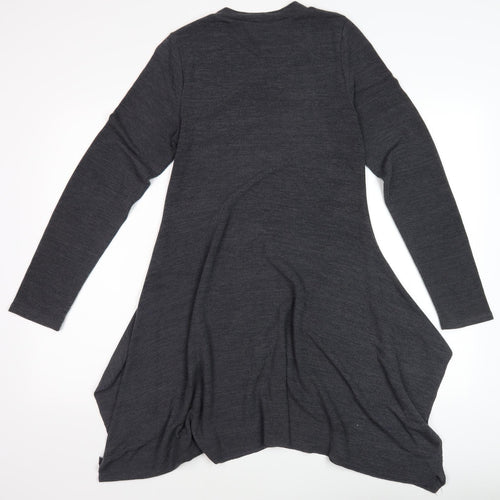 Izabel London Women's Grey Trapeze Swing Dress Size 8