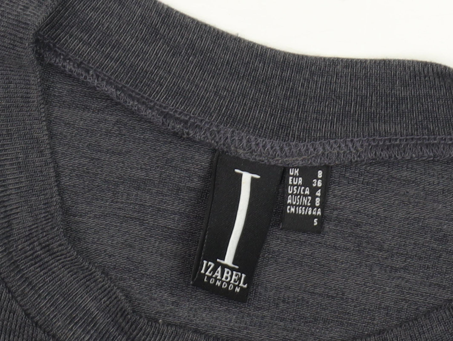 Izabel London Women's Grey Trapeze Swing Dress Size 8