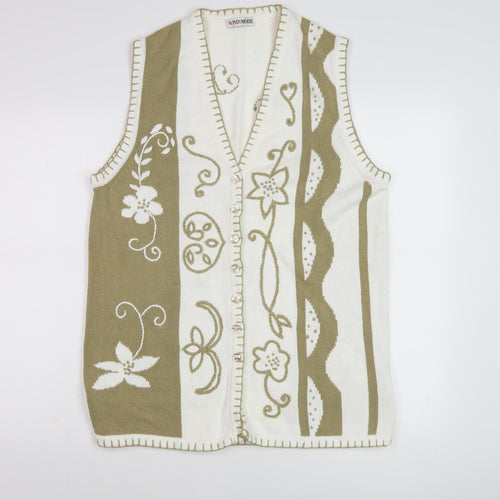 Windsmoor Women's Multicoloured V-Neck Vest - Size S