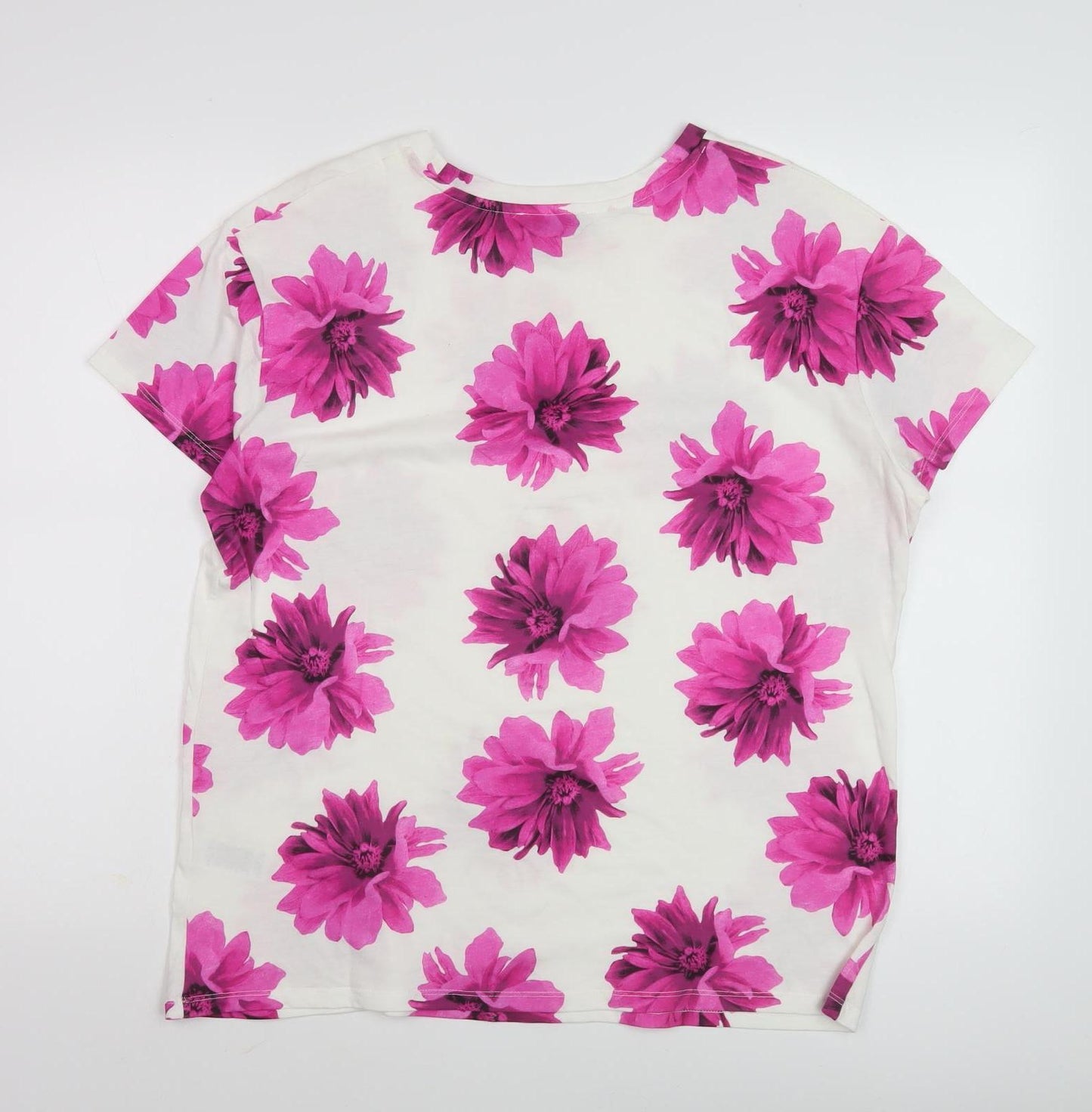 Marks and Spencer Women's Multicoloured Floral T-Shirt, Size 14