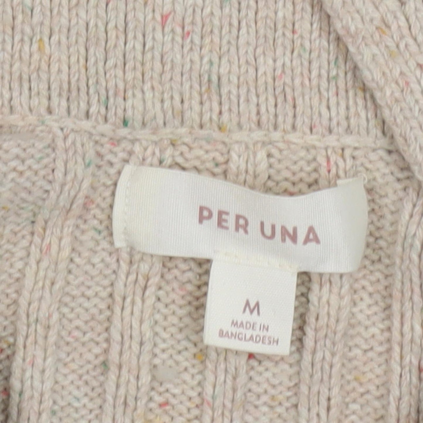 Per Una Women's Beige Collared Pullover M