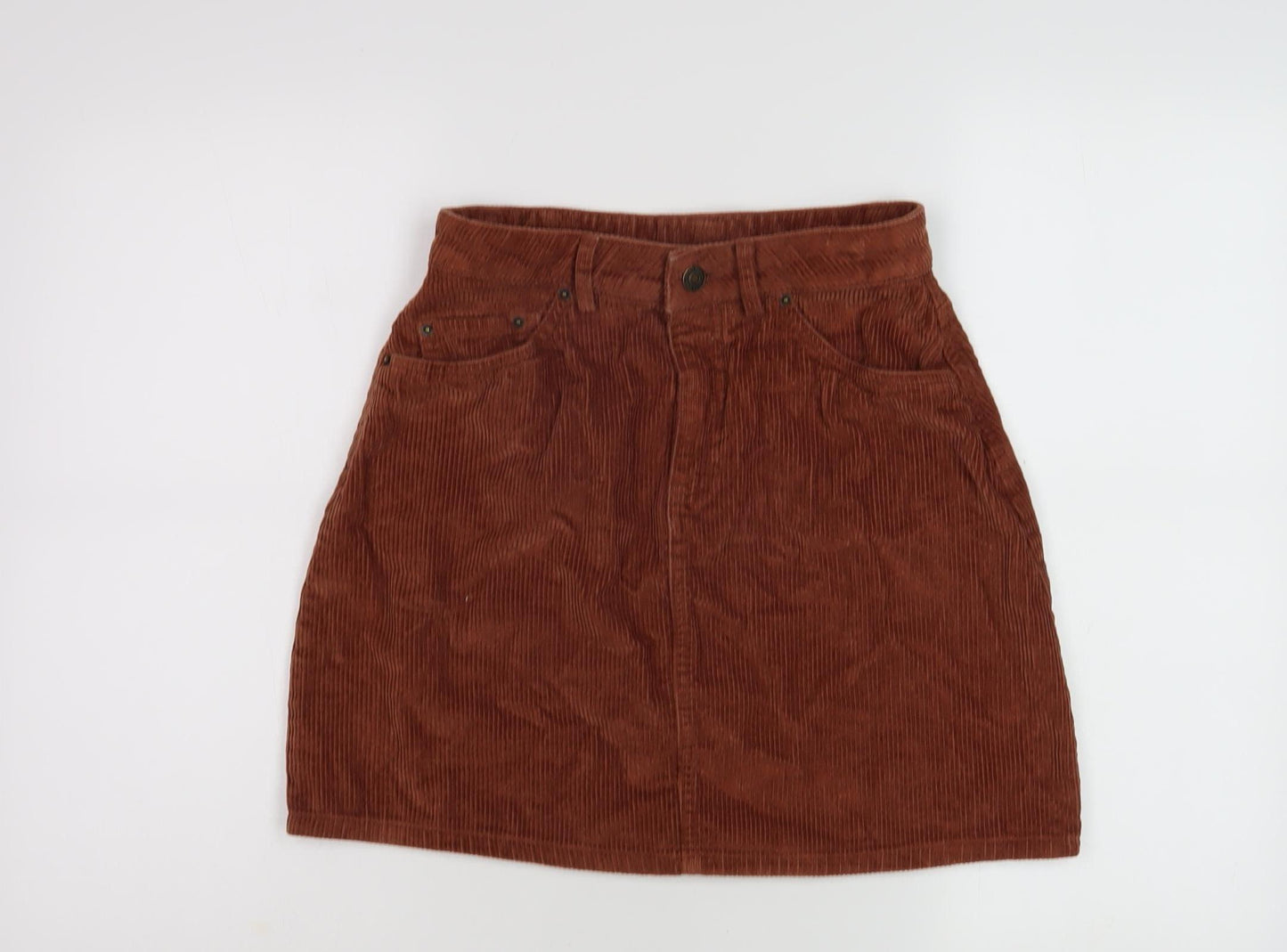 Vero Moda Women's Brown Corduroy Skirt XS