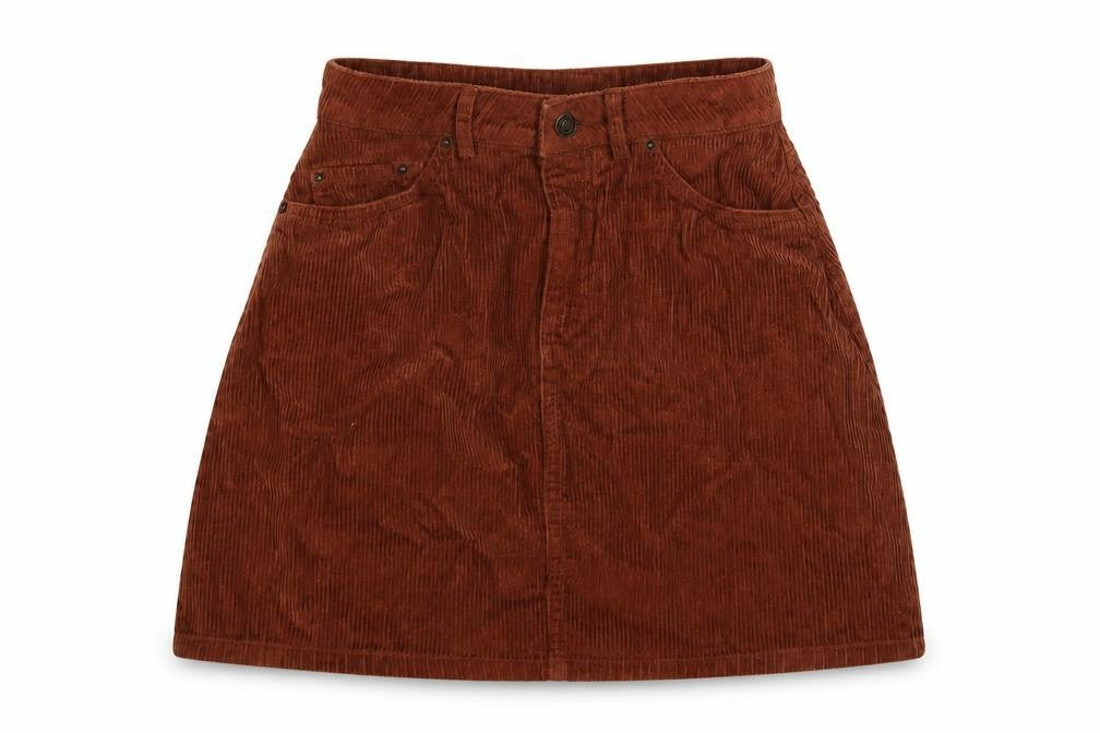 Vero Moda Women's Brown Corduroy Skirt XS