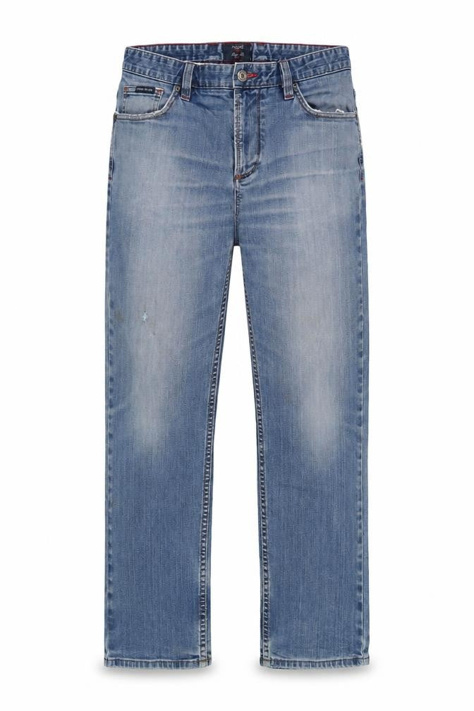 Andre Blue Women's Straight Jeans Size 34 With Comfort Fit