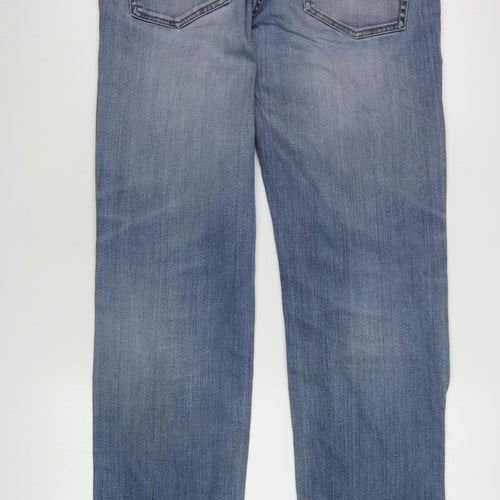 Andre Blue Women's Straight Jeans Size 34 With Comfort Fit