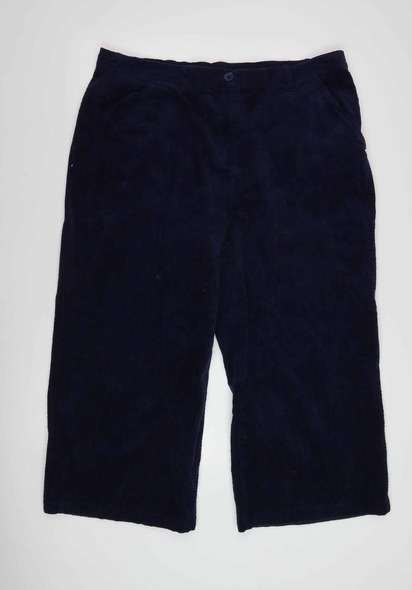 Seasalt Cornwall Corduroy Women's Trousers Blue Size 20
