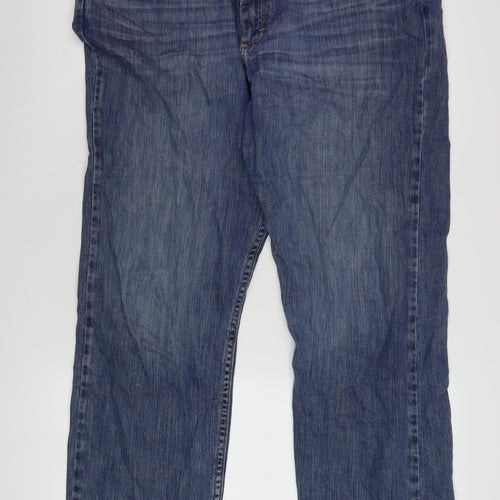 Wrangler Men's Blue Slim Straight Jeans 38