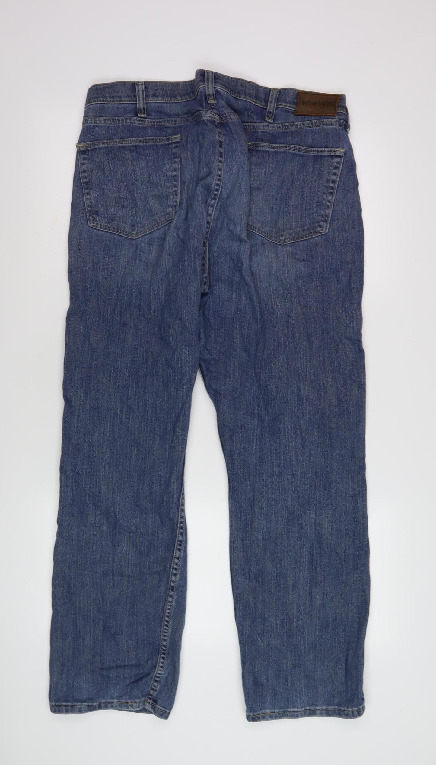 Wrangler Men's Blue Slim Straight Jeans 38