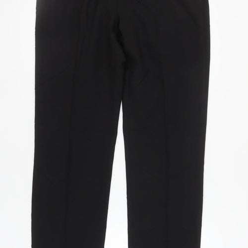 Marks and Spencer Men's Black Straight Leg Trousers 38