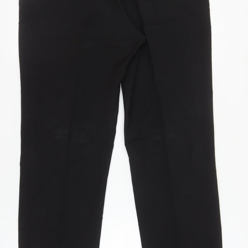 Marks and Spencer Men's Black Straight Leg Trousers 38