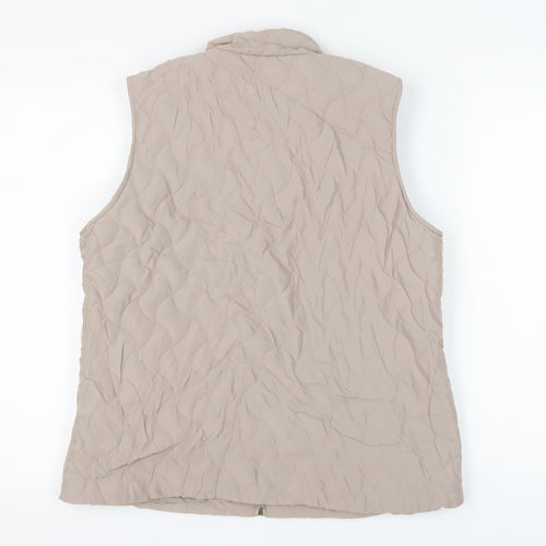 TIGI Women’s Beige Waistcoat Size 14