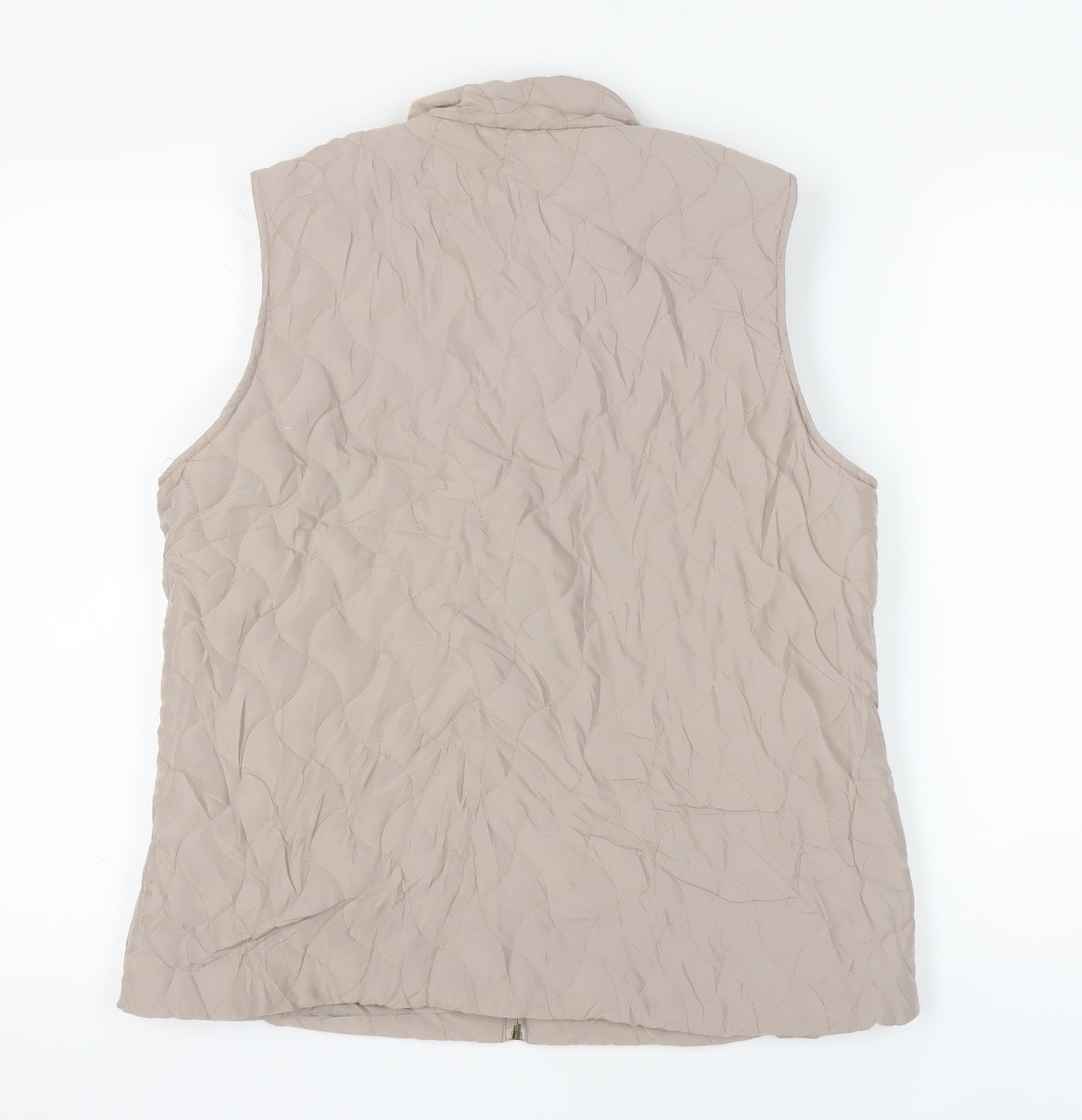 TIGI Women’s Beige Waistcoat Size 14